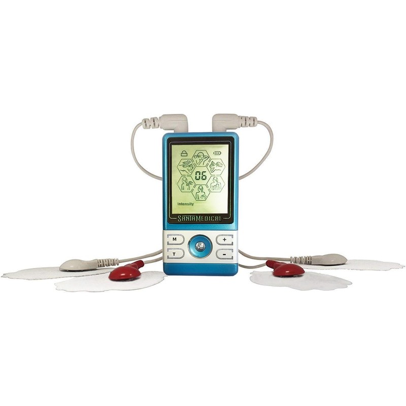 Santamedical Tens Unit Electronic Pulse Massager with Rechargeable Battery