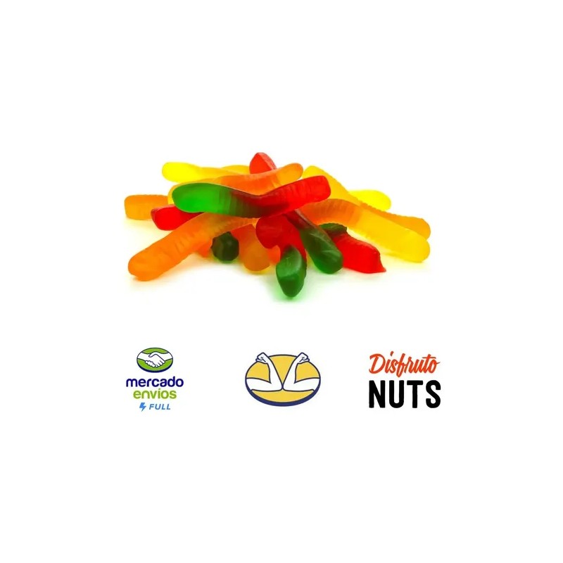 1 Kg Gomitas Lombriz Gummy Lucky