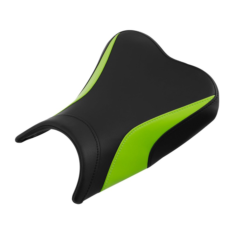 TCMT Black & Green Driver Passenger Seats Fit For Kawasaki