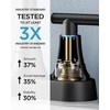 FORIOUS RV Bathroom Sink Faucet 2 or 3 Hole Matte