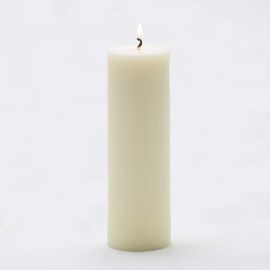 Richland 2" x 6" Pillar Candles Light Ivory Set of 10