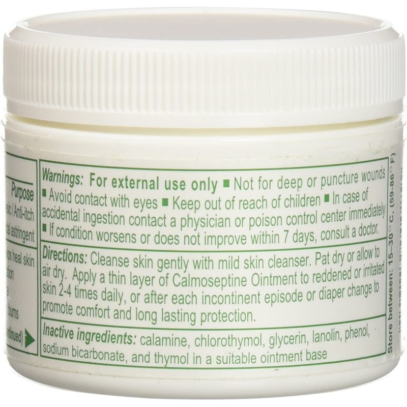 Calmoseptine Ointment Jar 2.5 oz (5 Pack)