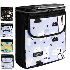 Children's Bicycle Bag, Handlebar Bag, Waterproof Bicycle Basket, Children for Balance Bike, Tricycle Scooter, Bicycle Basket Children Front, Bicycle Handlebar Bag, Universal Fit (Rabbit)