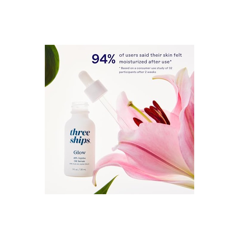 Three Ships - Glow 49% Jojoba Oil Serum (1 fl