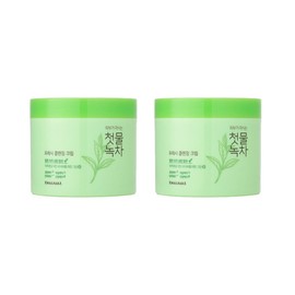 Kwailnara First Water Green Tea Fresh Cleansing Cream 300g x 2 / 과일나라 첫물녹차 프레시 클렌징 크림 300g x 2개