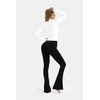 NEWVISISTER Flare Workout Leggings for Women Tummy Control Seamless Scrunch