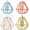 LEDSone Modern Geometric Easy Fit Diamond Pendant Ceiling Light Lampshade