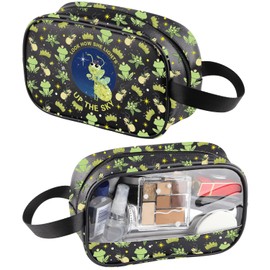 Firefly Clear Makeup Bag Firefly Lover Gift Frog Cartoon Movie Princess Fans Gift Travel Toiletry Bag Organizer Pouch Cosmetic Bag (UP The Sky tm ca)