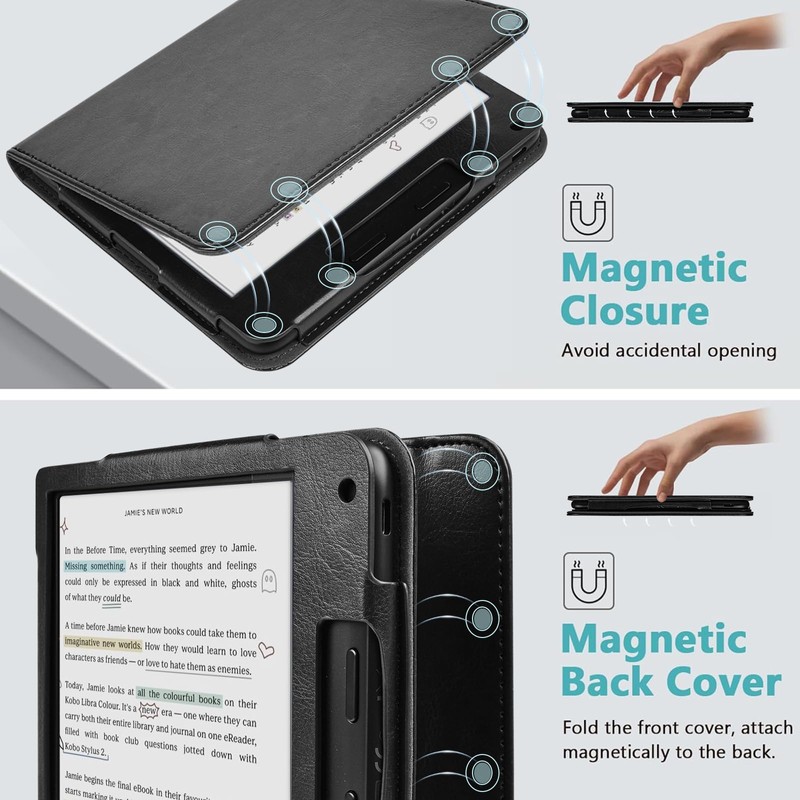 E NET-CASE Case for Tolino Vision Color (2024)/Vision 6 (2021)