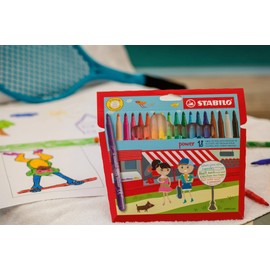 Felt Tip Pen - STABILO power - Wallet of 18 - Assorted Colours