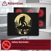 Stove Top Cover Glass Cooktop Heat Resistant Cover,Big Foot Forest