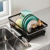 HANLE Small Dish Drying Rack in Sink, Expandable Stainless Steel
