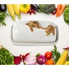 Turtle Stylish Ceramic Butter Dish Covered with Lid and Handle