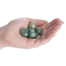 Earth Story Set of 3 Libra Green Aventurine Tumblestones – Natural Birthstone for Prosperity & Balance