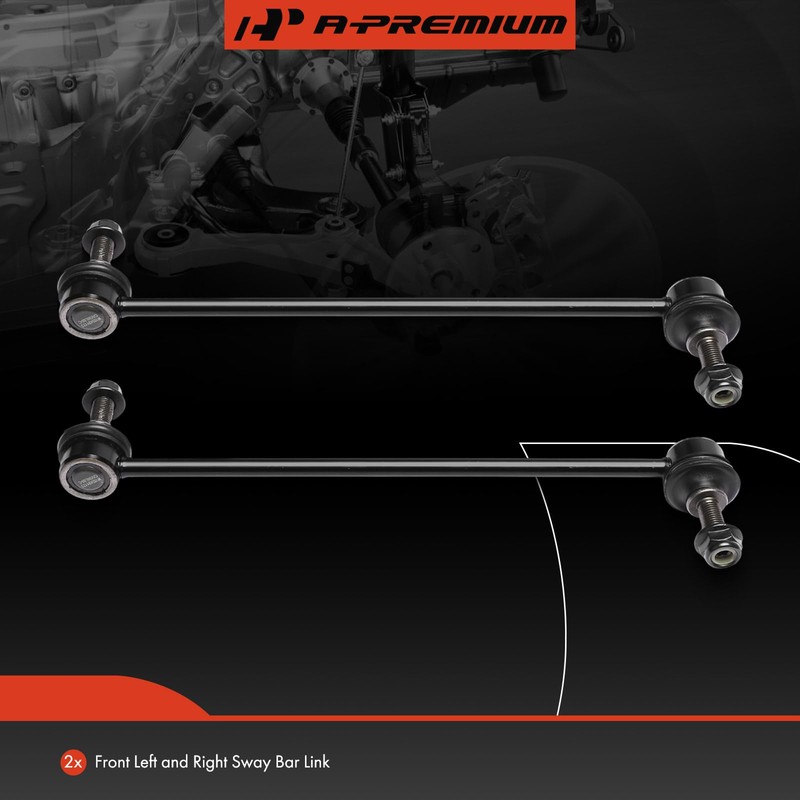 A-Premium 2 x Front Sway Bar Links Stabilizer Bar Links,