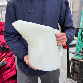 5 Litre Tapered Measuring Jug Easy Pouring Jug with Measurements Oil Diesel etc