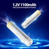 ENEGON Paquete de 8 Baterías Pilas AAA Recargables Ni-Mh, 1.2V