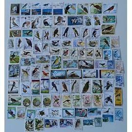 100 Different Birds Stamps Collection (Stamps for Collectors)