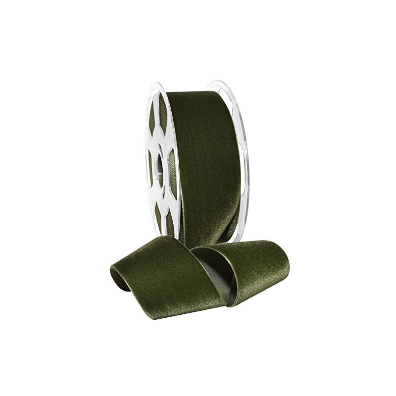 Morex Ribbon Nylon, 2 inches by 11 Yards, Moss, Item