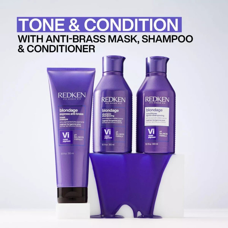 Redken Shampoo Redken Color Extend Blondage Matizador Morado De 300ml