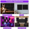 TroyStudio Thick Acoustic Foam Panels, 12 X 12 X 3