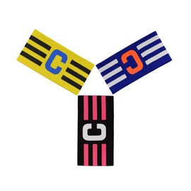 Senston 3Pcs Football Captains Armbands for Adult and Youth