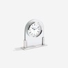 London Clock Glass Arch top Mantel Clock, Silver, 12.5 x