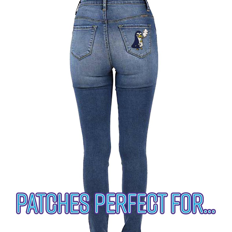 Pot Smoking Pals Smoking - Iron on Embroidered Patch Applique