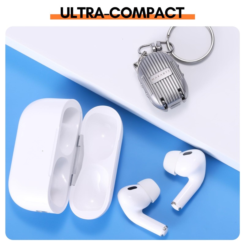 Makartt Foldable Nail Clipper, Stainless Steel Mini Nail Cutter with