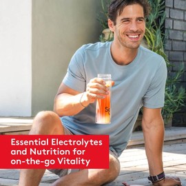 Sol-ti Strawberry Lemon SuperStix: Hydration Powder with Electrolytes, Real Fruit, Freeze Dried Coconut Water and 5 Essential Electrolytes - Flavor: Strawberry Lemon SuperStix