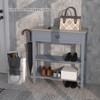 kinbor Skinny Console Table - Narrow Sofa Tables with Drawer