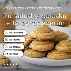 Melbloom Crema de Cacahuate Natural | 800g | 100% Natural | Sin Azúcar & Sin Gluten | Producto Keto y Vegano | No contiene Conservadores ni Grasas Añadidas