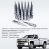 CARMOCAR 24 PCS Spike Lug Nuts 14x1.5 for Chevy Silverado