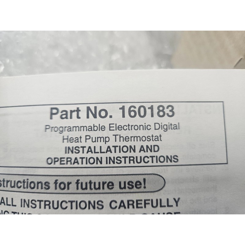 ICP PN:1160183 1F82-79 DIGITAL HEAT PUMP THERMOSTAT