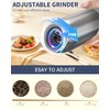 CIRCLE JOY Gravity Electric Salt and Pepper Grinder Set Battery