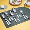 HOMQUEN 10-Piece Serving Flatware Silverware Set,Stainless Steel Serving Utensil Set,Include