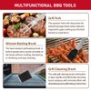 HUSSAR 34PCS BBQ Grill Tools Set Stainless Steel Grilling Accessories