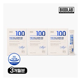 Biodlab 3 Months More Collagen 100 3 Boxes (1 Box: 2g X 30 Packets) / 바이오디랩 3개월 더 콜라겐 100 3박스(1박스:2gX30포)