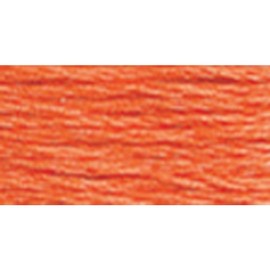 DMC 117-3340 Mouline Stranded Cotton Six Strand Embroidery Floss Thread, Medium Apricot, 8.7-Yard