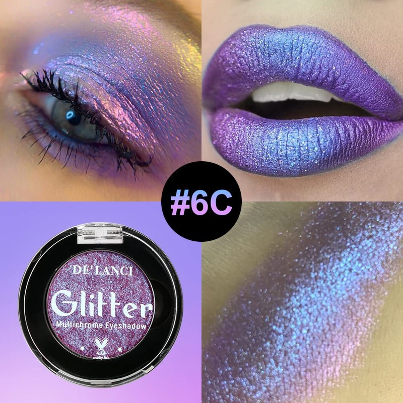 Afflano Mineral Eyeshadow Metallic Eyemazing Effect, Intense Colour Shifting Multichrome