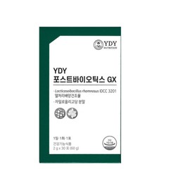 YDY 포스트바이오틱스GX 2g x 30포 4세대유산균 1개 / 써클 YDY Postbiotics GX 2g x 30 Sachets 4th Generation Probiotics 1 Unit / Circle
