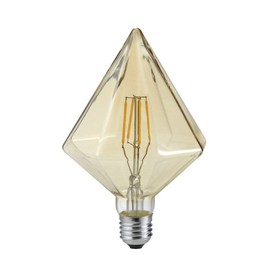 Trio Leuchten 901 479 A +, Bulbs, Glass, 4 Watts, E27, Brown Tint, 11.5 x 11.5 x 17 cm
