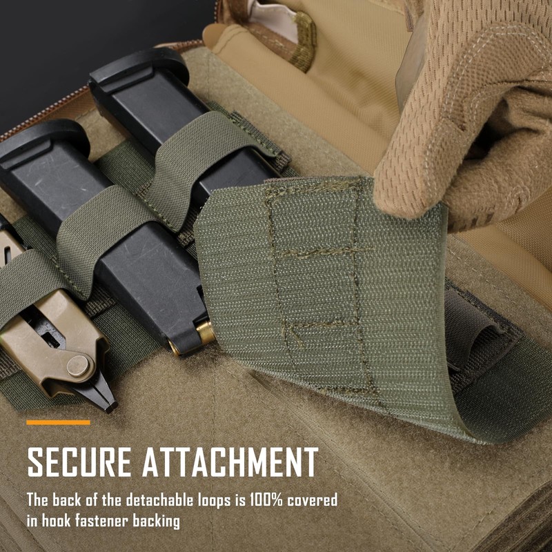 WYNEX Tactical Bag Insert Elastic Holder, Modular Elastic Loop Panel