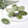 Nupuyai Green Jade Palm Worry Stone for Therapy, Oval Pocket