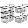 iSPECLE Chest Freezer Organizer Bins - 5 Pack Small Stackable