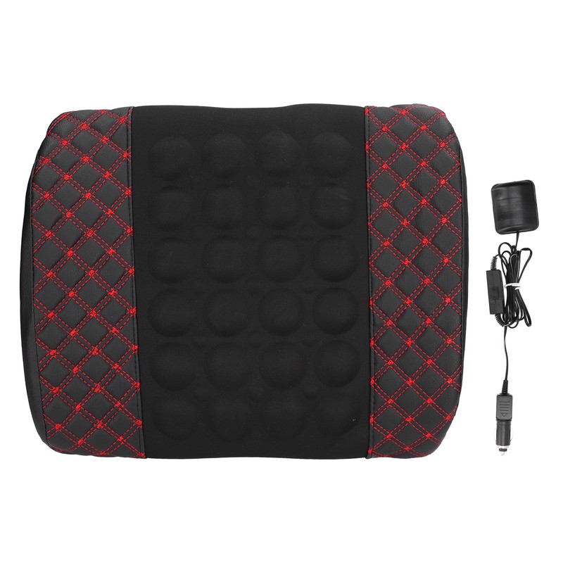 Car Electric Massage Cushion Lumbar Relaxation Pad 12V High Low