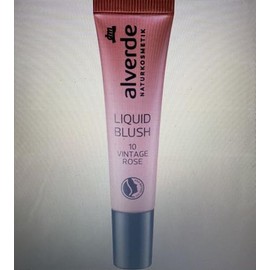 alverde NATURKOSMETIK Liquid Blush 10 Vintage Rose, 15 ml