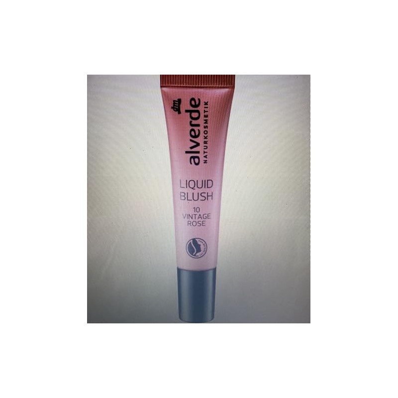 alverde NATURKOSMETIK Liquid Blush 10 Vintage Rose, 15 ml