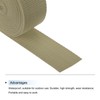 sourcing map Lightweight Polypropylene Webbing Strap 38mm(1 1/2") 5 Yard