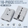 ZEHGCH 50Amp 6-10 Gauge Battery Cable Quick Connect/Disconnect Connector Plug